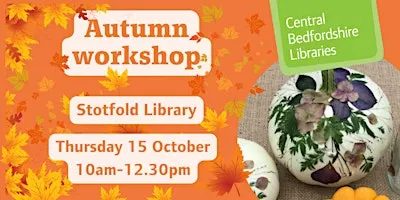 Autumn Workshop at Stotfold Library