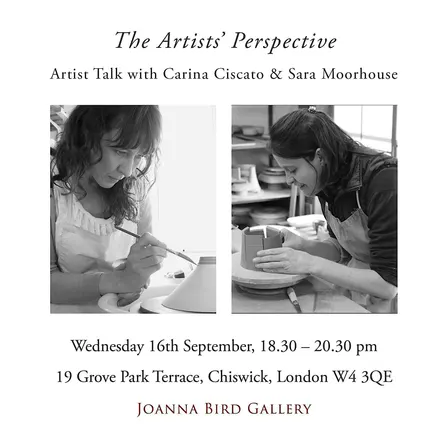 The Artists' Perspective: Carina Ciscato & Sara Moorhouse in Conversation