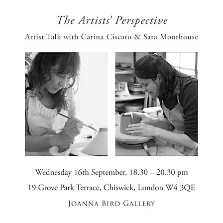 The Artists' Perspective: Carina Ciscato & Sara Moorhouse in Conversation