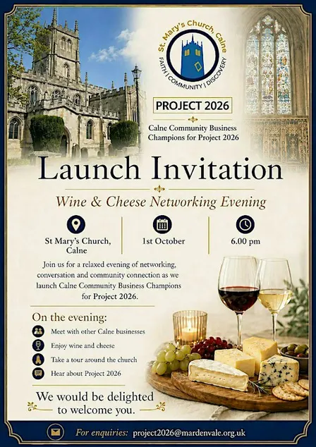 Wine and Cheese Business Networking Event in Calne