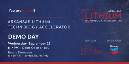 Arkansas Lithium Technology Accelerator VIP Demo Day