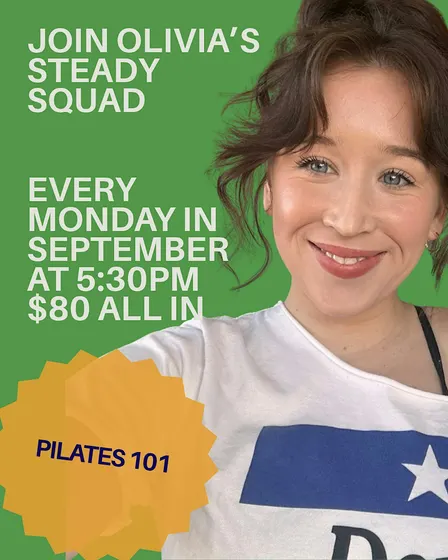 $80 FOR 4 REFORMER PILATES CLASSES IN SEPTEMBER