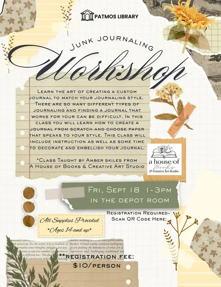 Junk Journaling Workshop @ Patmos Library