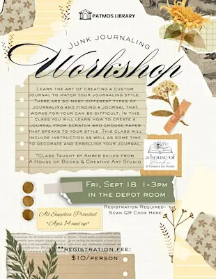 Junk Journaling Workshop @ Patmos Library