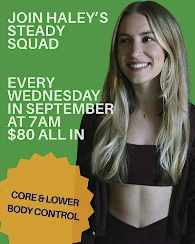 $80 FOR 5 REFORMER PILATES CLASSES IN SEPTEMBER