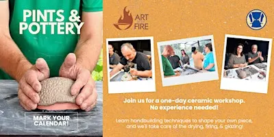 Pints & Pottery! Learn to make pottery!