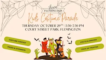 Love Flemington Kids Halloween Parade & Costume Contest