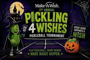 Boo-lieve in Wishes Fundraiser Pickleball Tournament!