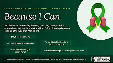 Because I Can: Screening, Expert Panel & Education Sessions