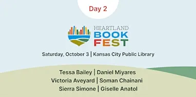Heartland Book Festival (October 3): Authors, Panels, Workshops & More