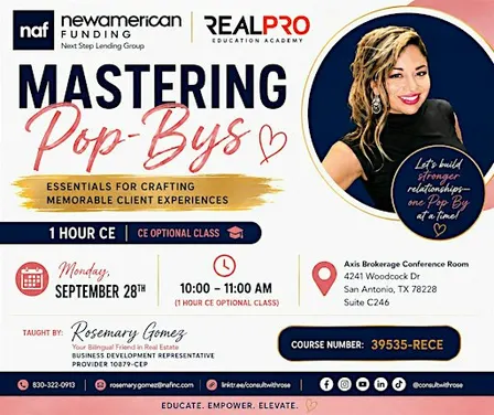 Mastering Pop-Bys Essentials for Crafting Memorable Client Experiences (CE)