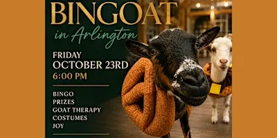 Halloween BINGOAT: Bingo + Goats