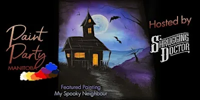 Hallowe'en Paint Night at Shrugging Doctor Beverage Company