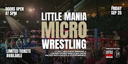 Micro Wrestling at Blinders Sports Lounge