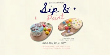 09/19 Sip & Paint: Cake Painting Experience