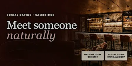 Social Dating Cambridge: Relaxed Dating Evening for Ages 18-30