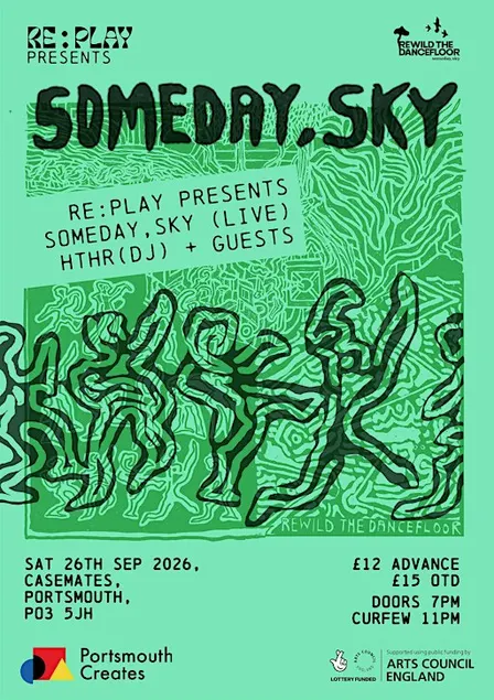 Live Alt-Electronic Music:  Someday, Sky (Live Set) + HTHR (DJ)