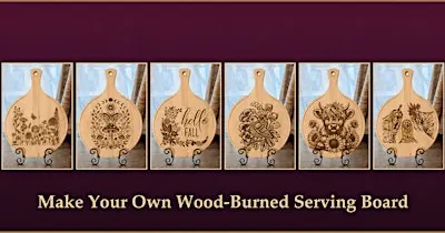 Make Your Own Wood Burned Serving Board