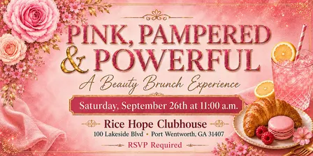 Pink, Pampered & Powerful: A Beauty Brunch Experience – Savannah Area