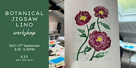 Art Workshop - Jigsaw Botanical Lino - Southampton