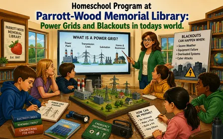 Homeschooler's 8 yrs old and up: Power Grids and Blackouts in todays world.