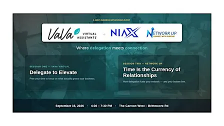 NETWORK UP × VaVa Virtual: A Joint Business Networking Event