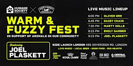 Warm & Fuzzy Fest ft. Joel Plaskett
