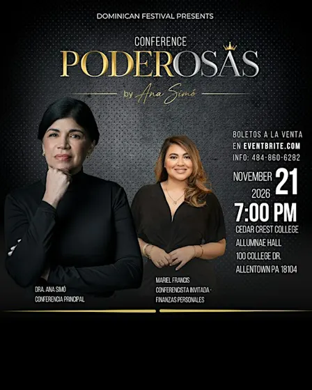 PODEROSAS  An Inspiring Conference with Dr. Ana Simó & Special Guest Mariel