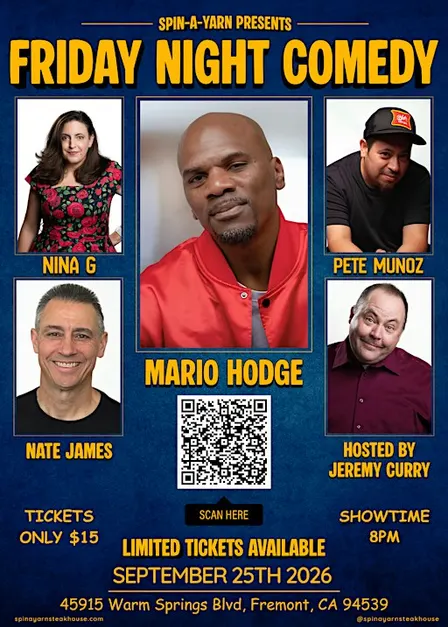 Friday Night Comedy Live @ Spin-A-Yarn Steakhouse!