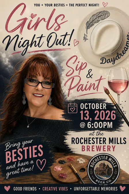 Girls night out sip and paint