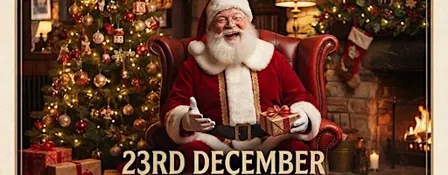 Visit Santa @ The Friendly Fox 23rd December