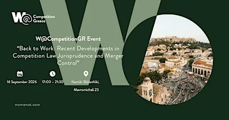 Back to Work: Developments in Competition Law Jurisprudence&Merger Control