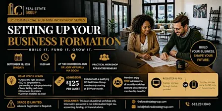 Setting Up Your Business Formation - Mini Workshop