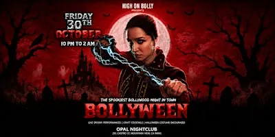 OCT 30  | FRI | BOLLYWOOD HALLOWEEN PARTY | BOLLYWEEN | MOUNTAIN VIEW