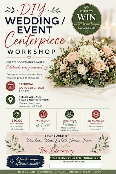 DIY Wedding/Event Floral Centerpiece Workshop