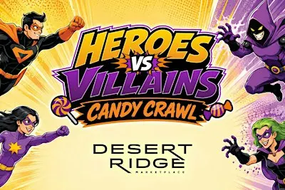 Heroes vs Villains Candy Crawl VIP Experience