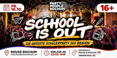 SCHOOL IS OUT Party