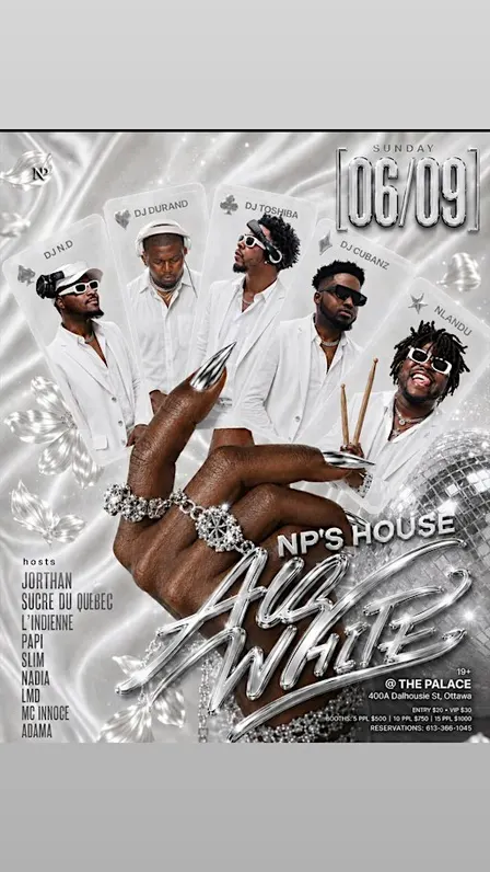 NP’S HOUSE  ALL WHITE PARTY-SUNDAY LABOUR DAY LONG WEEKEND
