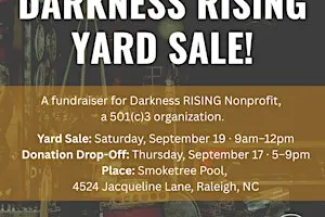 Darkness RISING Yard Sale!