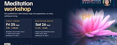 Free Meditation Workshop for Inner Peace and Balance : Bethlehem Library