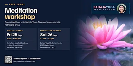 Free Meditation Workshop for Inner Peace and Balance : Bethlehem Library