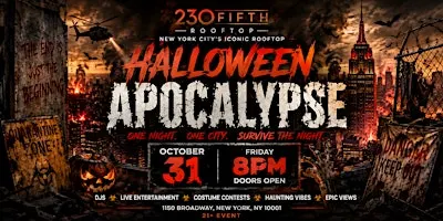 APOCALYPSE SATURDAY HALLOWEEN PARTY @230 Fifth Rooftop