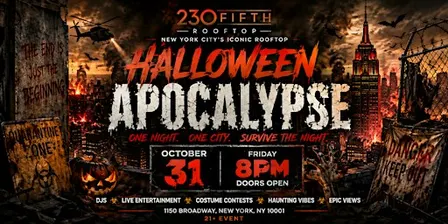 APOCALYPSE SATURDAY HALLOWEEN PARTY @230 Fifth Rooftop