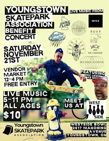 Youngstown Skatepark Association Benefit Concert