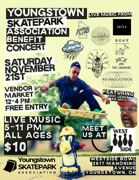Youngstown Skatepark Association Benefit Concert