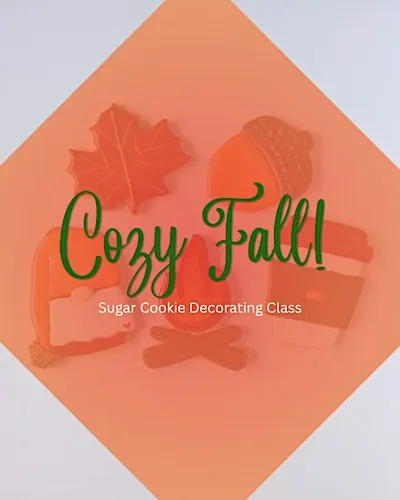 2 PM - Cozy Fall Sugar Cookie Decorating Class (Liberty)