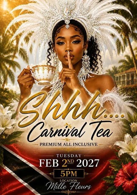 Shhh Trinidad. .....Carnival Tea