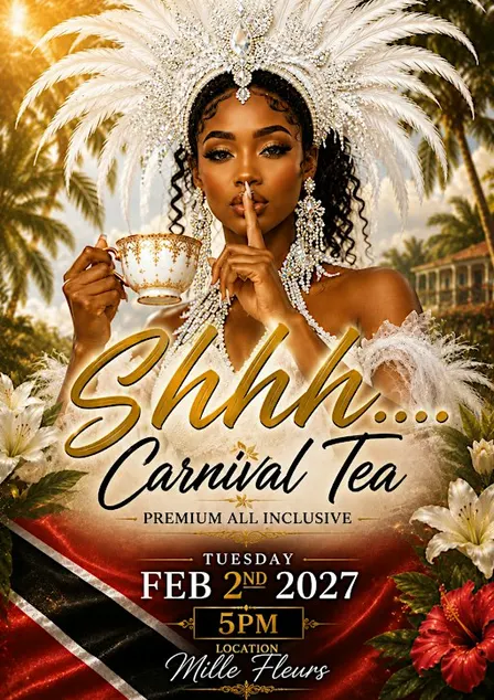 Shhh Trinidad. .....Carnival Tea