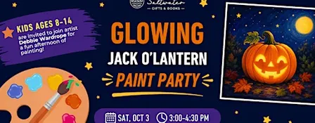 Glowing Jack O’Lantern Paint Party