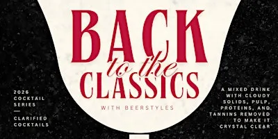 Back to the Classics: Clarified Cocktails